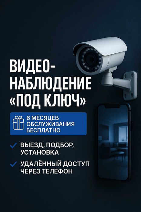 Видеонаблюдение "под ключ" — Установка, настройка, гарантия!