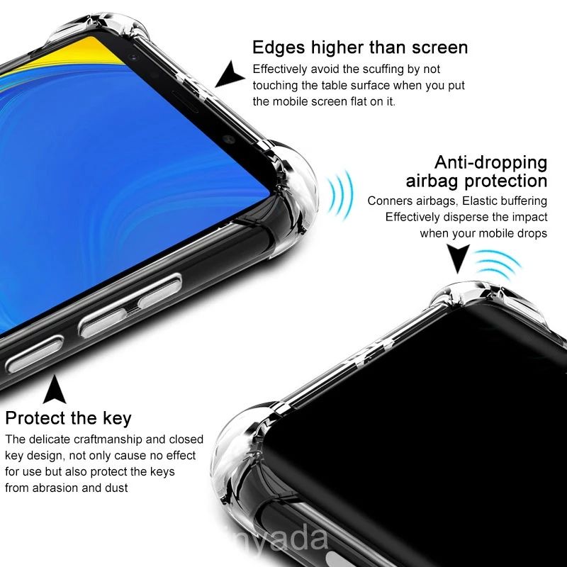 Прозрачен Силиконов Удароустойчив Кейс за Samsung Galaxy Note 10 / 10+