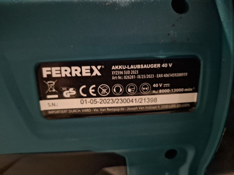 Suflanta + aspirator + tocător Ferrex