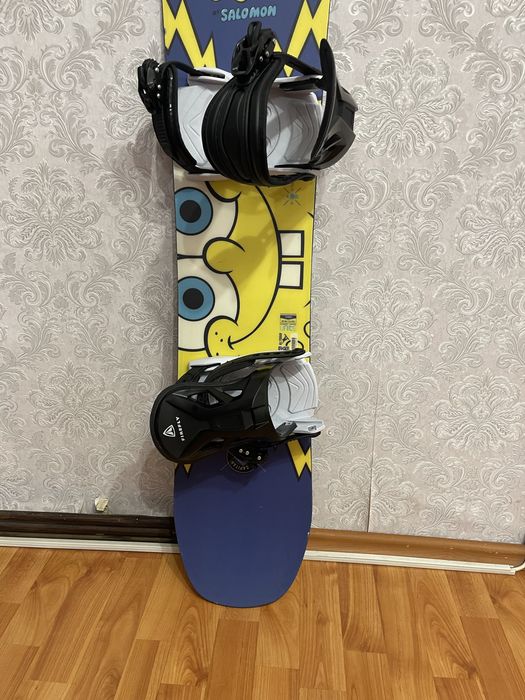 Placa snowboard copii 110 cm salomon cu legaturi