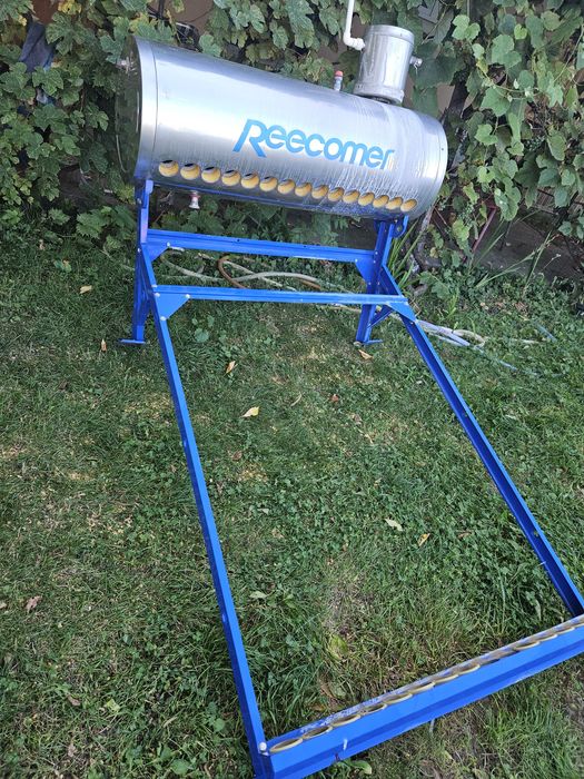 Panou solar Reecomer , inox, 15 tuburi, 120 l