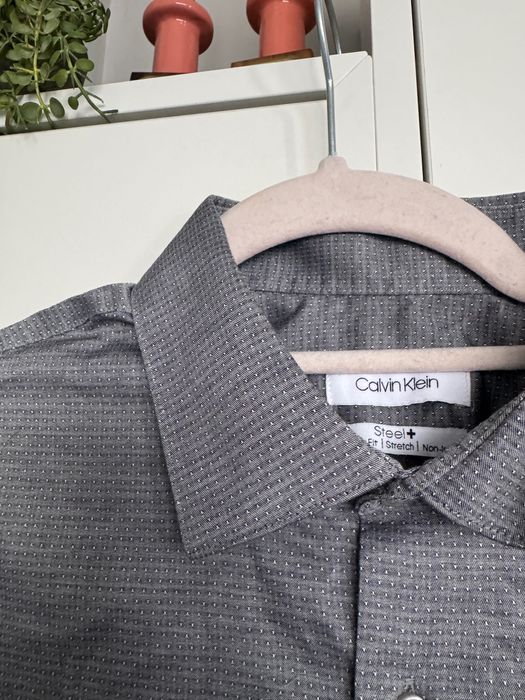 Мъжка риза Calvin klein в сиво