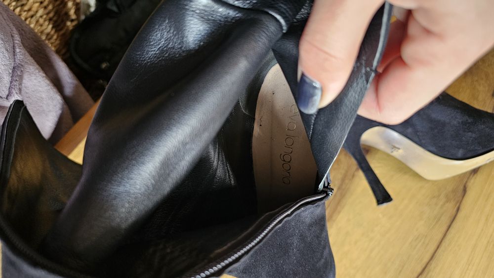 Ботуши от естествен велур, Eva Longoria, 39 номер