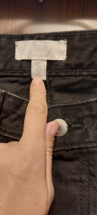 Mom jeans 40 hm negru