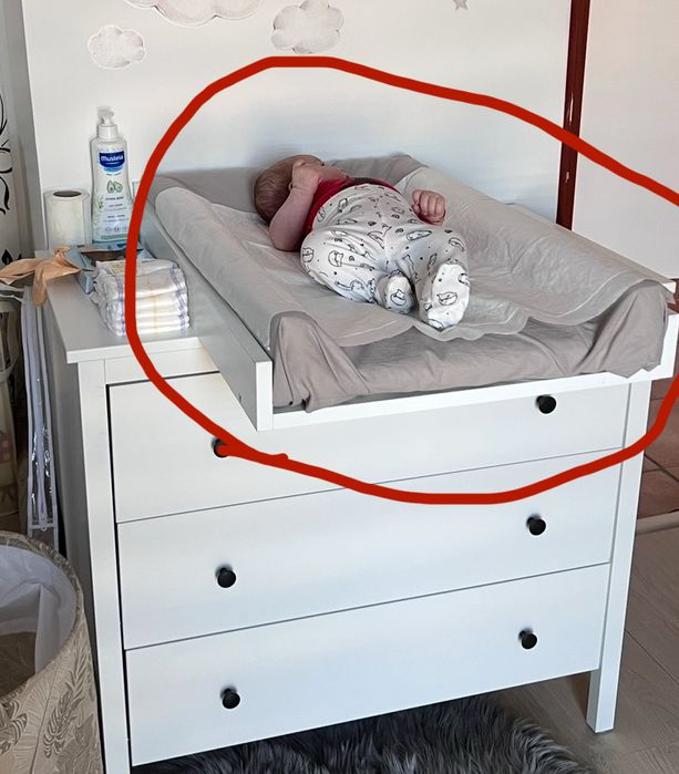 Vand suport si saltea infasat