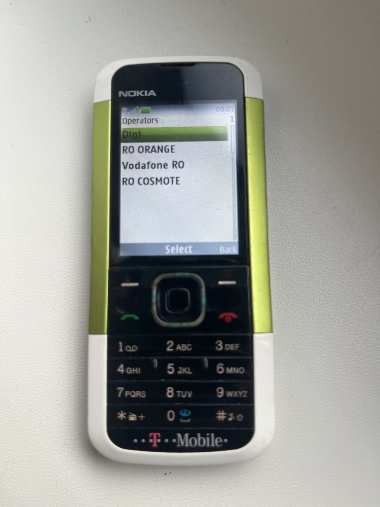 Nokia 5000 liber de retea cu taste butoane