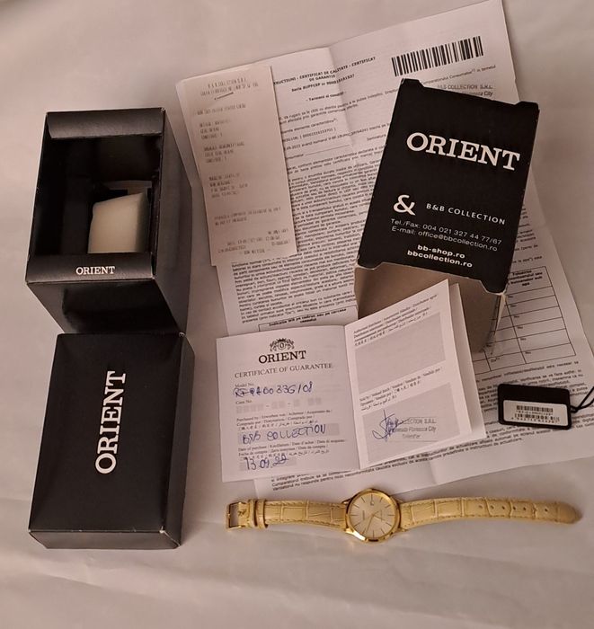 Ceas nou dama Orient Contemporary Quartz RF-QA0003G