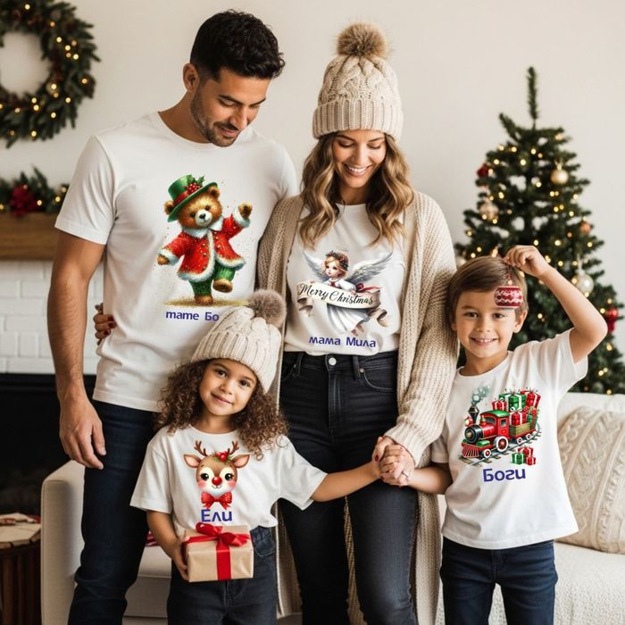 Коледни тениски супер качество на топ цена