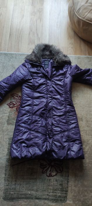 Стилно дамско яке лилаво