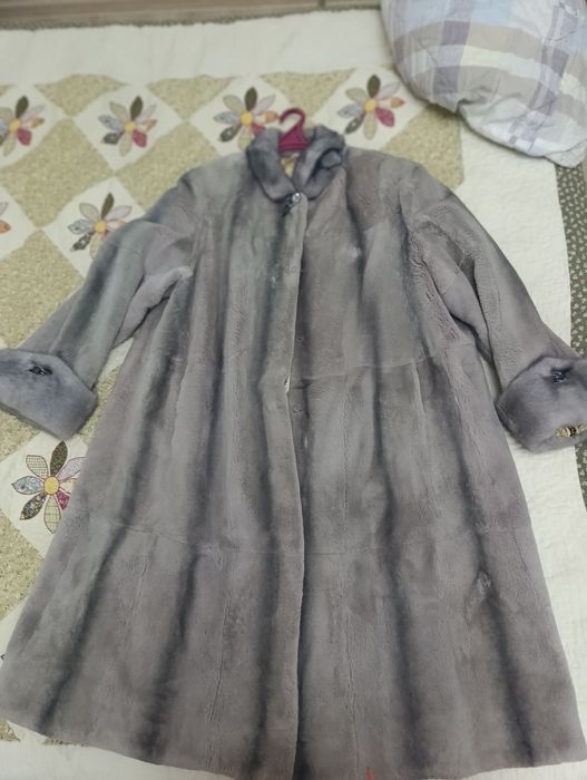 Шуба мутоновая бу