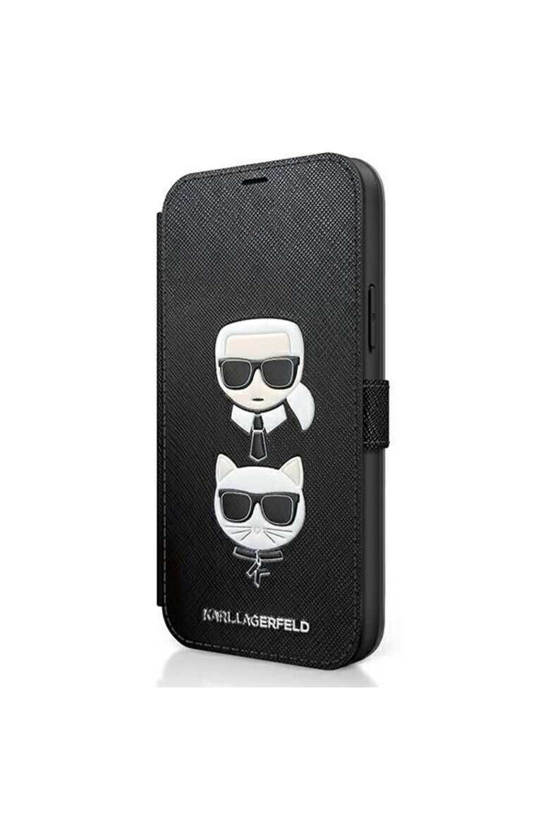 Husa Karl Lagerfeld Saffiano K&C Heads Book iPhone 12-12 Pro, 99 Lei