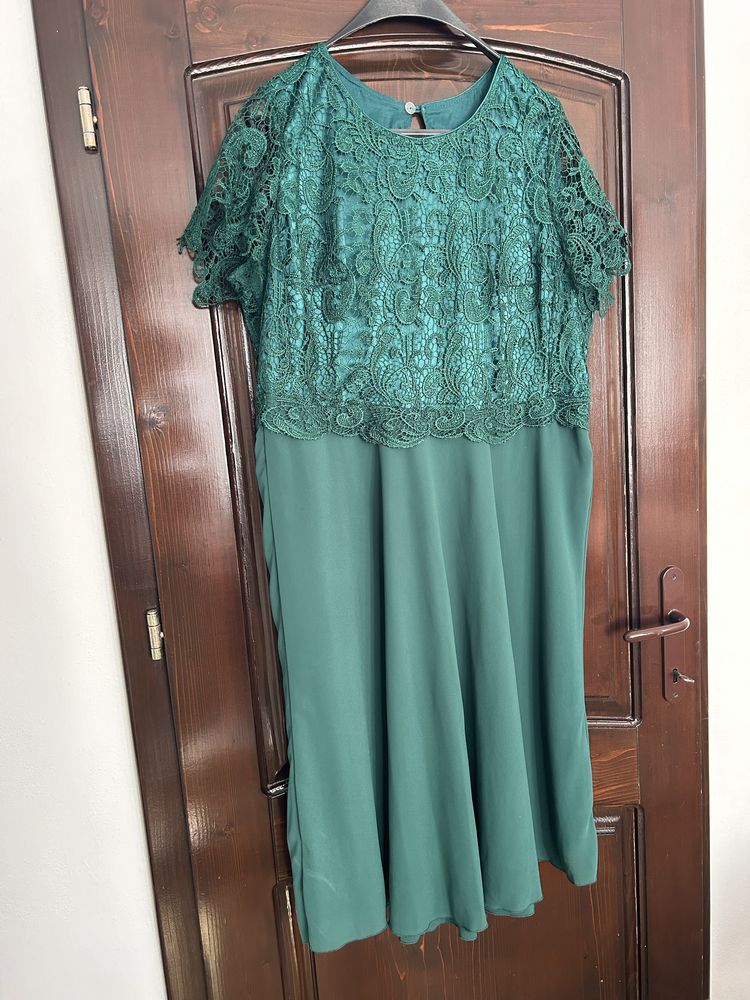 Rochie de gala verde smarald