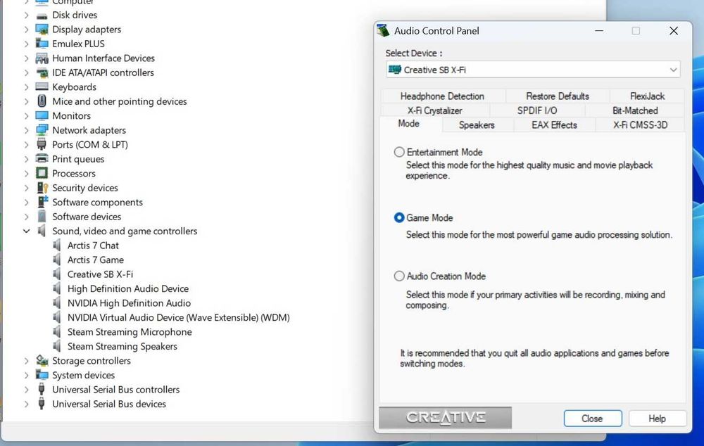 Placa de sunet Creative
 SoundBlaster X-FI Titanium (SB0880)
