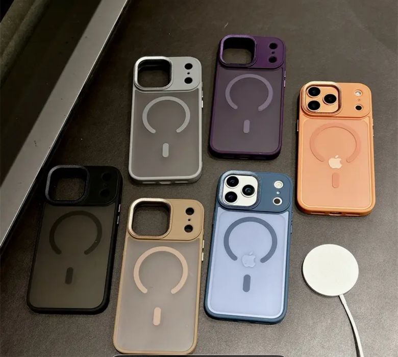 Iphone 17/17 AIR/17 PRO/17 PRO MAX - Husa Magsafe Metalic Frame Camera