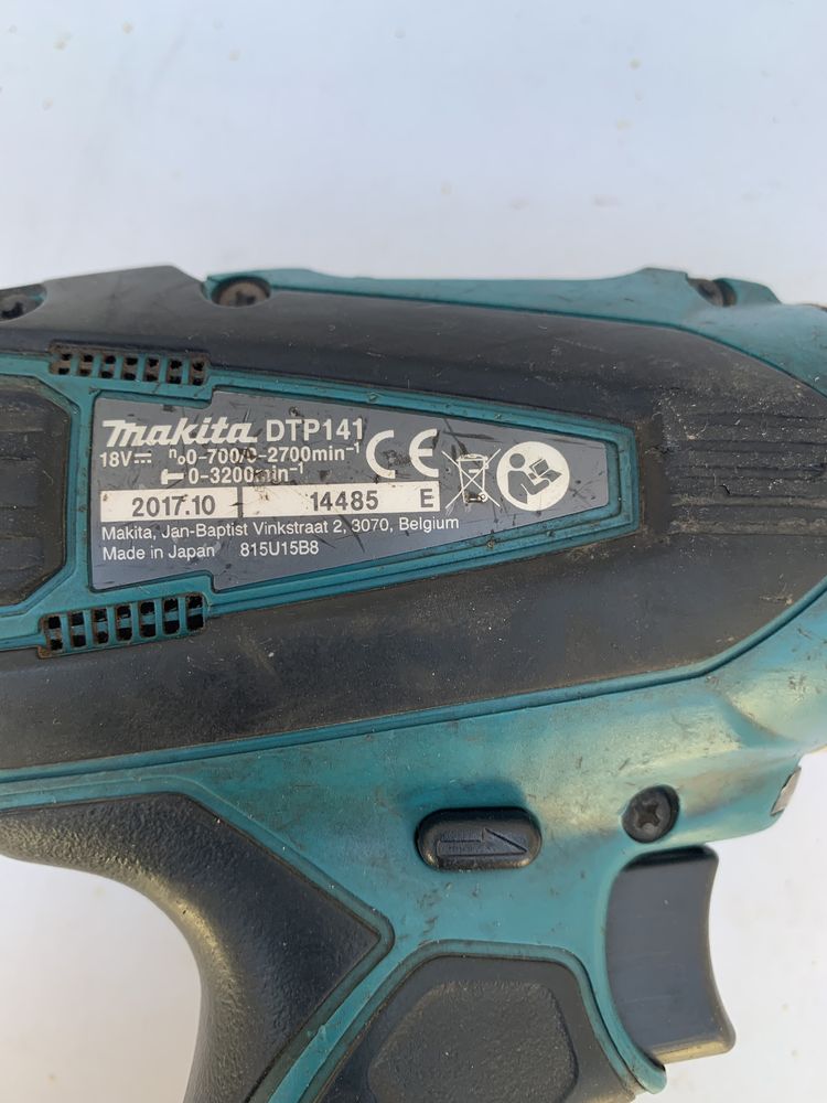 Makita DTP 141/ударен, безчетков гайковерт/+батерия 5 ah.,