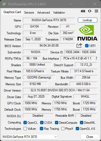Игровой Компьютер на RTX 3070 + наушники XyperX, клавиатура и мышь