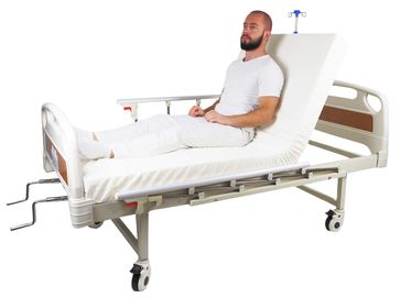 Механично болнично легло с дунапренен матрак и антидекубитален дюшек