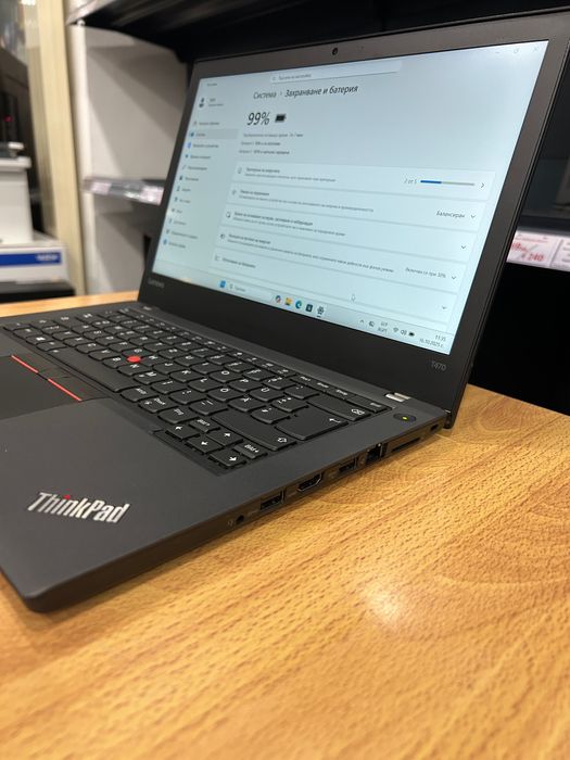 Като нов! Лаптоп Lenovo ThinkPad Т470 i5/8GB/256GB с 3 мес. гаранция!