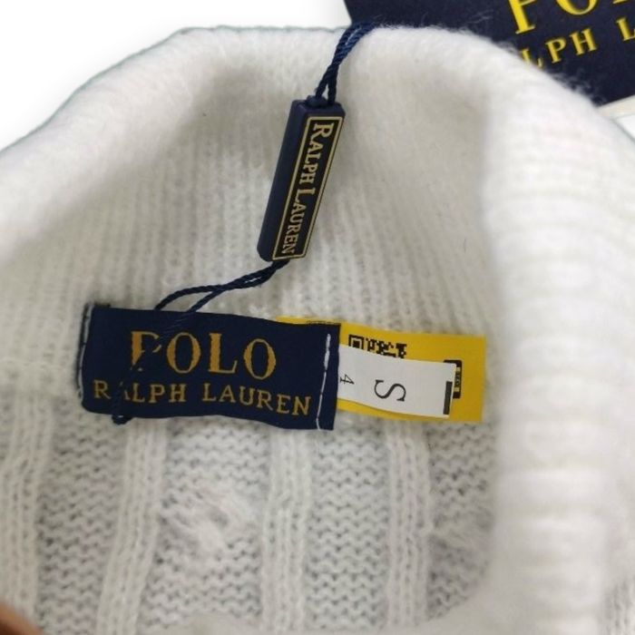 Pulover Ralph Lauren Polo  Alb cu fermoar