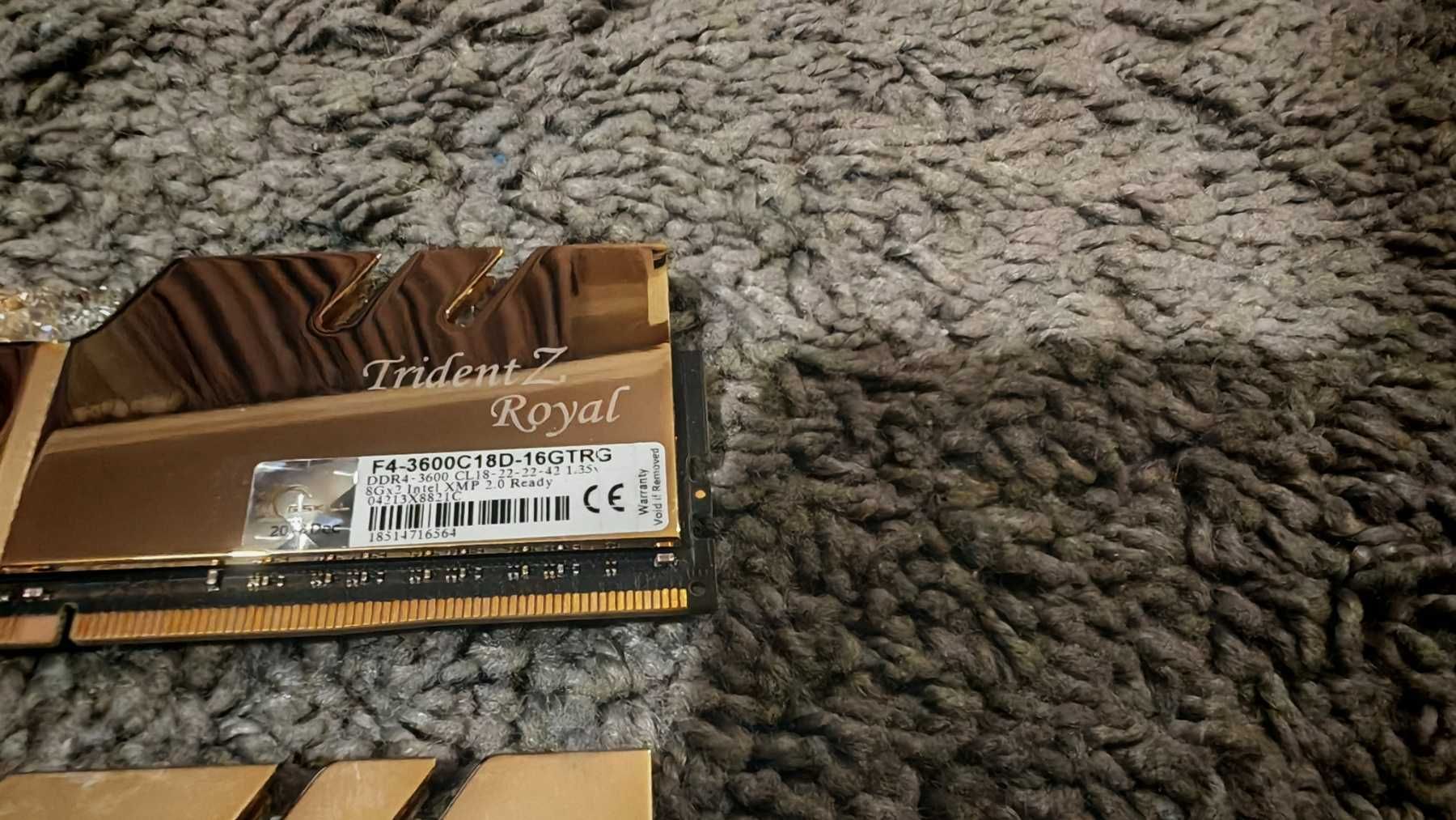 Рам памет G.SKILL Trident Z Royal Gold 16GB (2x8GB) DDR4 3600MHz