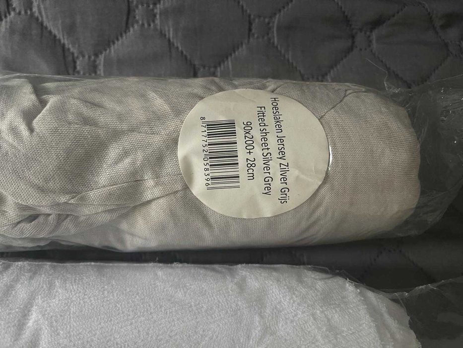 Чаршаф с ластик, размер 90x200 см, +30 см.