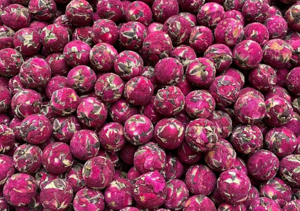 Чай «Драконий жемчуг» — Юньнаньский розовый цветочный чай