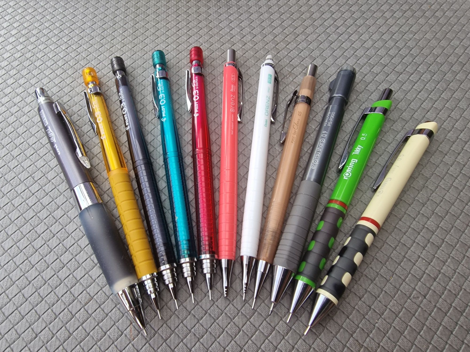 Creioane mecanice - Pilot, Pentel, Kokuyo