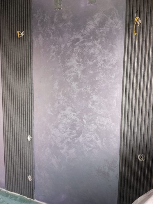 Обой декор шёлк покраска