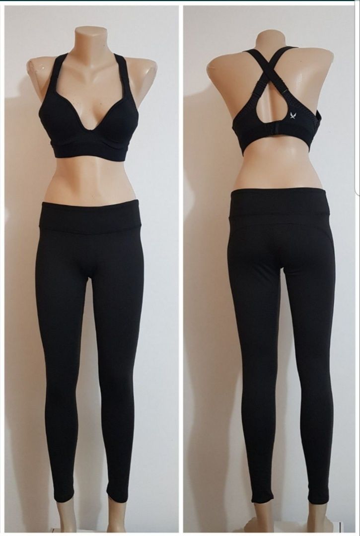 Set, leggings  SOC 2 piese,  bustiera+colanti, fitness, alergare