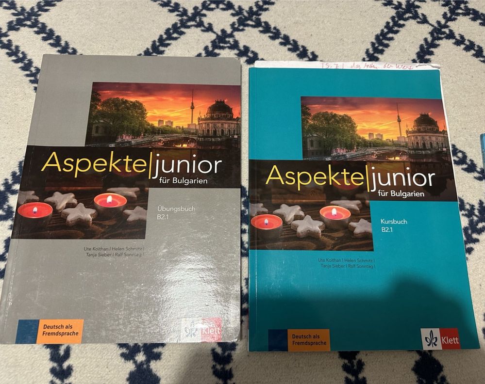 Учебници английски Focus language and culture, Matura и немски Aspekte