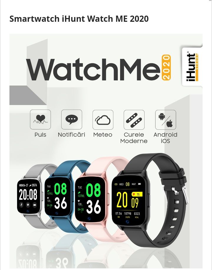 Diferite ceasurj Smartwatch iHunt Watch ME 2020