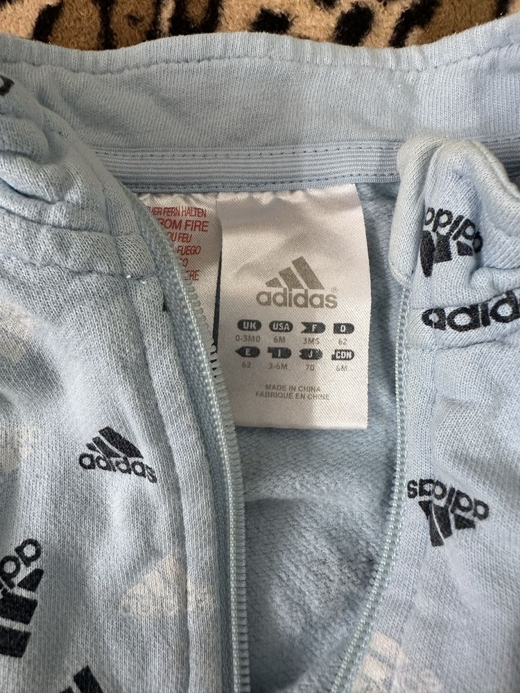 Bluza adidas si vesta de baieti bebe 3-6 luni si vesta pana la 9 luni