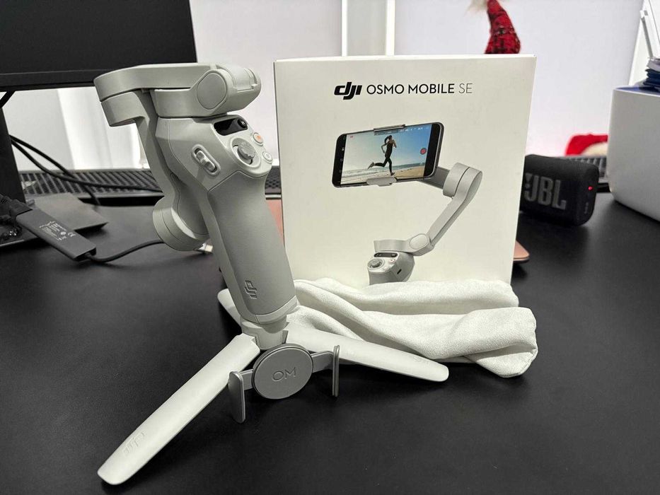 Stabilizator/Gimbal DJI Osmo Mobile SE, 3 Axe, Gri - 24 LUNI Garantie!