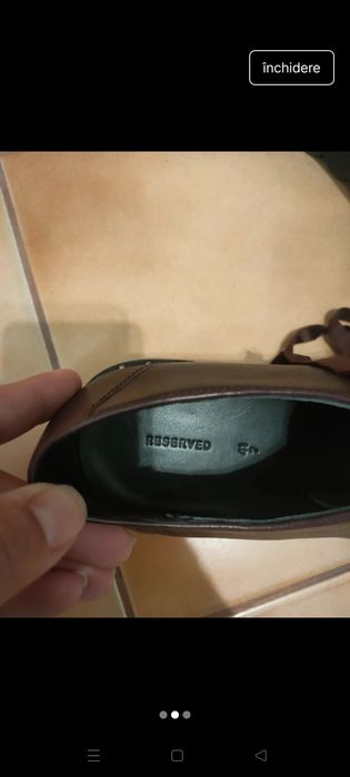 Vând pantofi dama din piele naturala Reserved 41