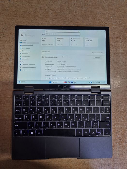 Продам Chuwi minibook x