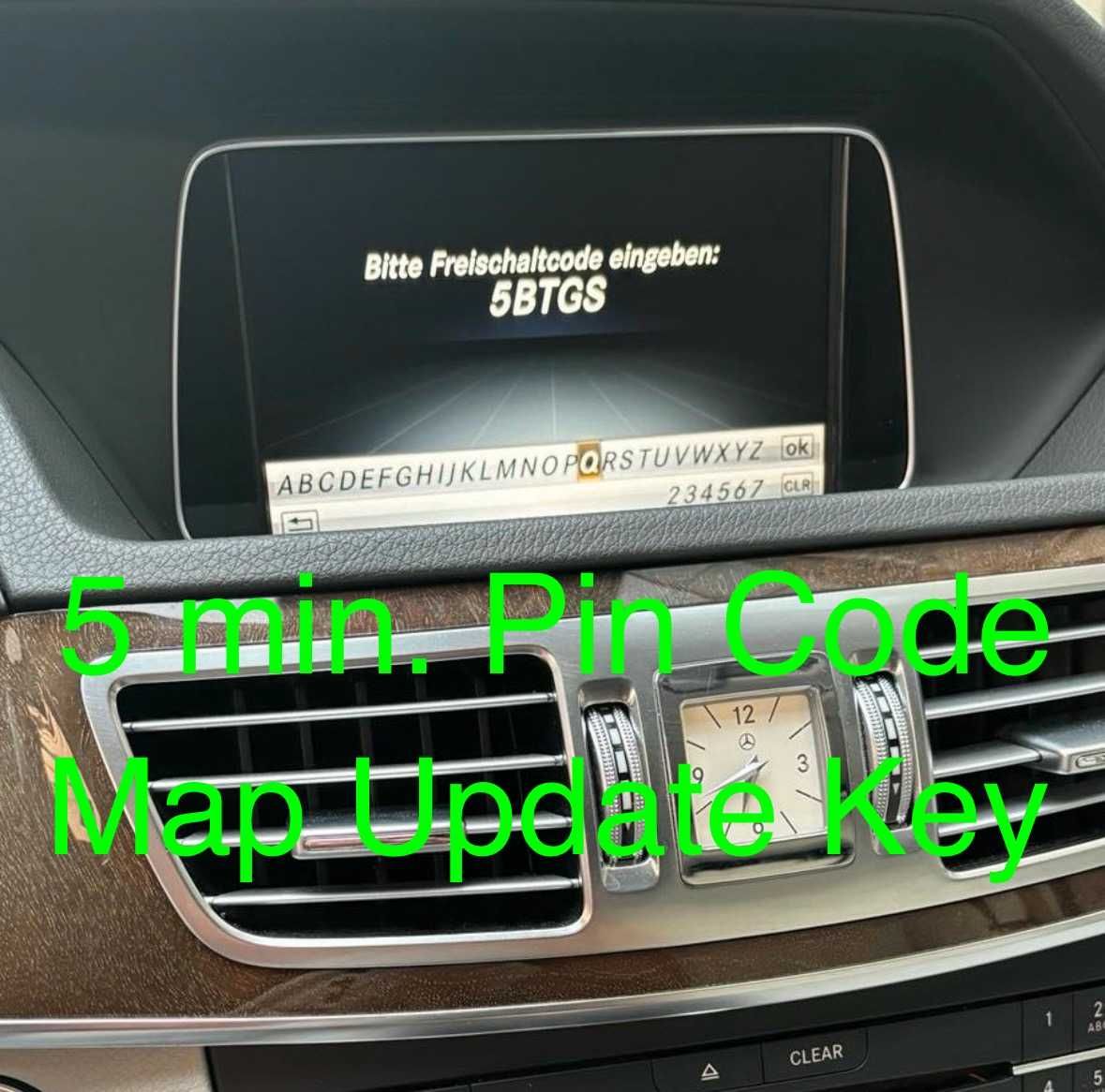 Генериране Mercedes Pin Code Map Update Пин Код Мерцедес Key License