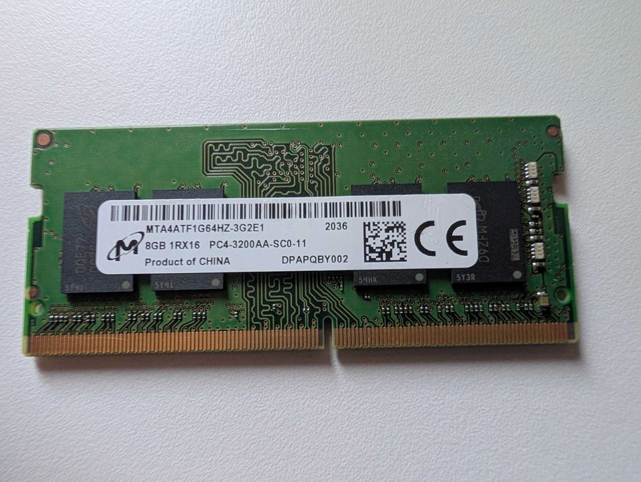 Memorie Micron 8 GB DDR4 3200AA SO-DIMM