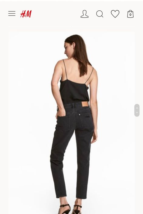 Jeans dama model boyfriend H&M m38