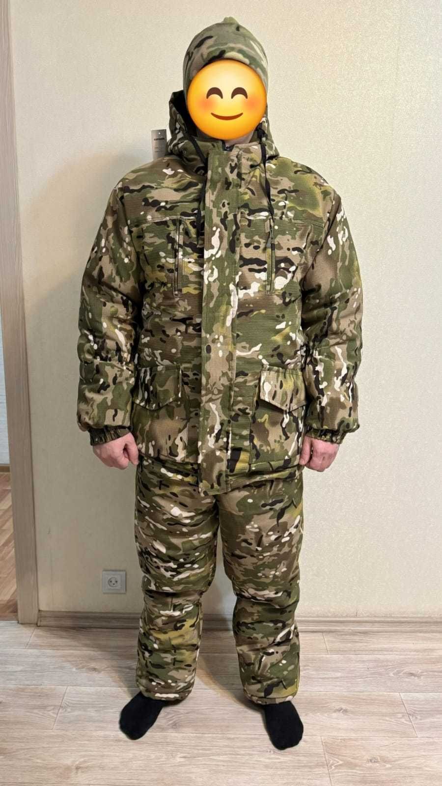 Бушлат мультикам теплый