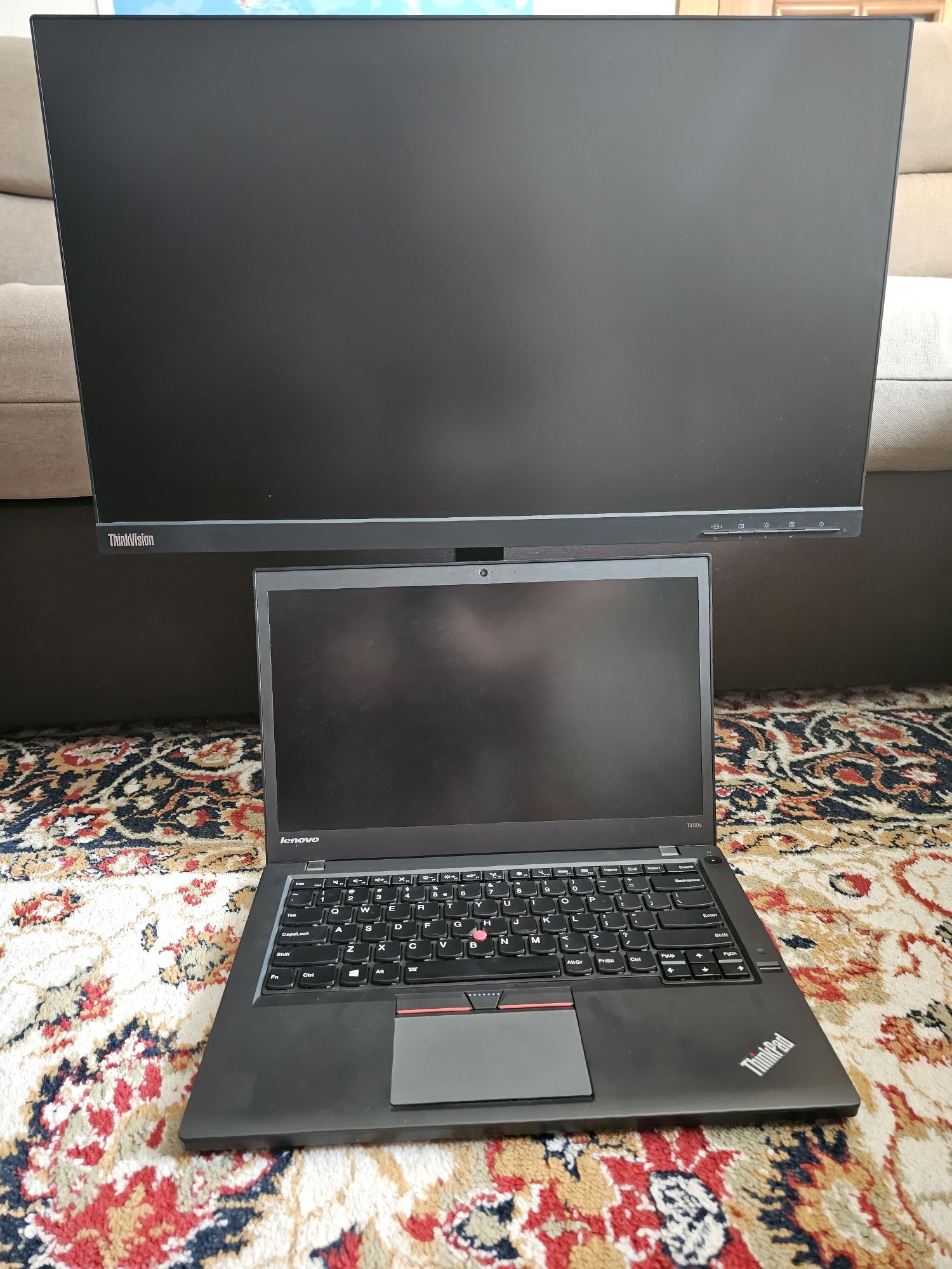 Laptop Lenovo T450s BONUS MONITOR 24inci