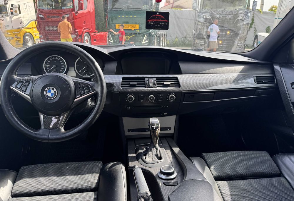 BMW Seria 5 E60 Alb Perlat Pachet M Jante 19 Automata 3.0 Diesel