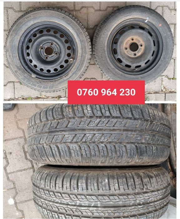 175 65 14,anvelope vară,f bune,aproape noi,asigur expedierea coletului