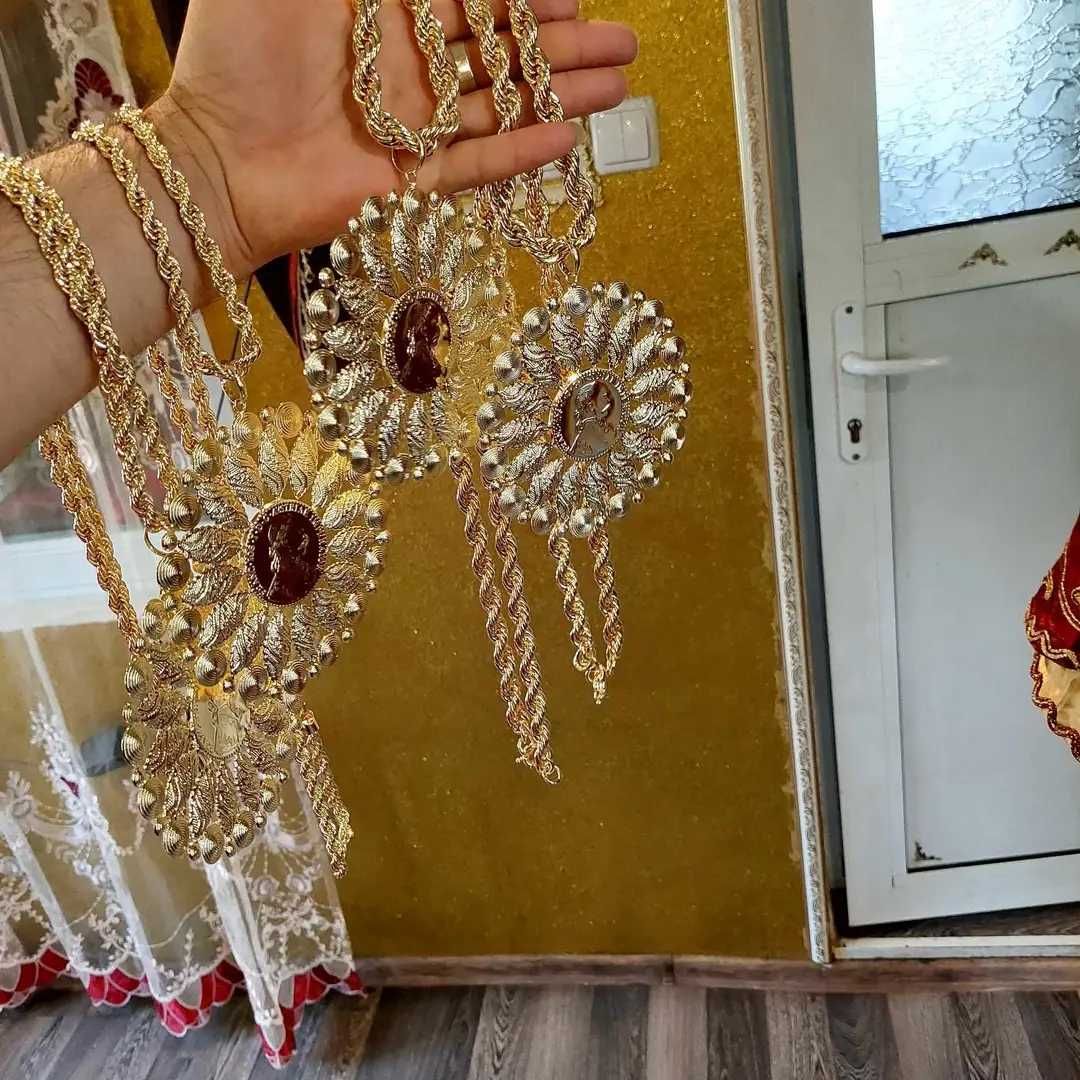 Нови позлатени бижута 14к златна баня