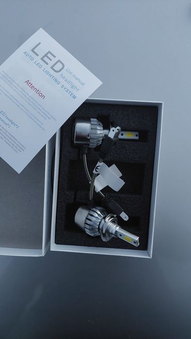 Becurii auto led h7 cu racire