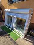 Vand 2 buc tâmplărie PVC TROCAL cu rulou