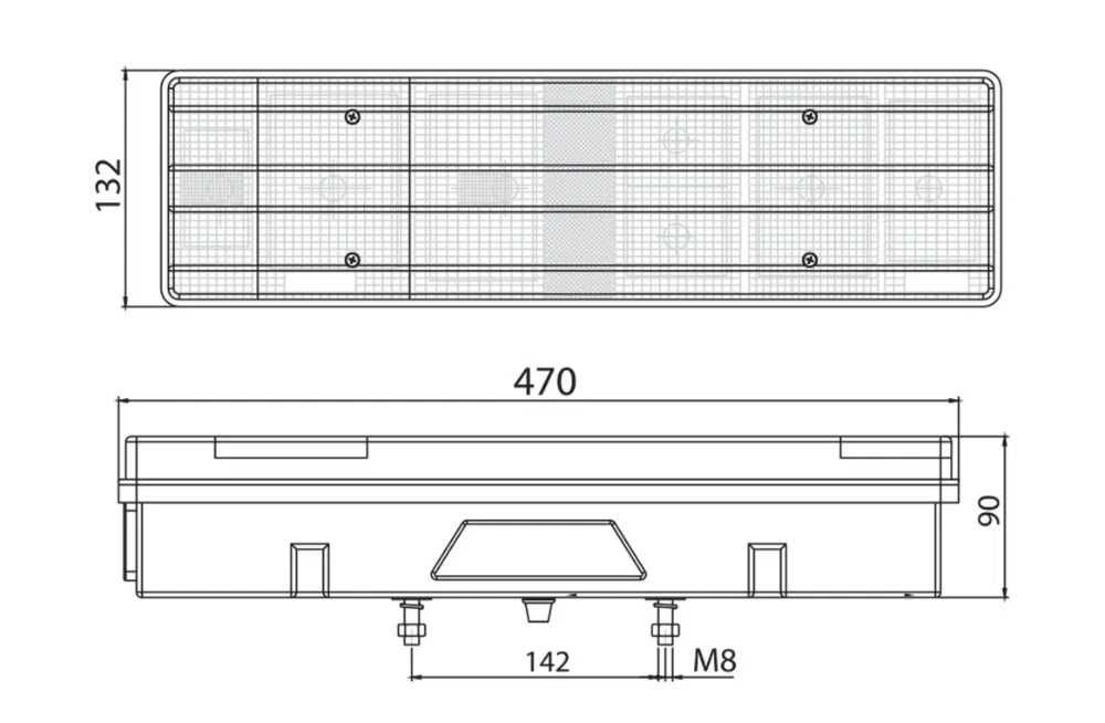 Стопове Стоп Бордови Е-марк за Mercedes Sprinter Atego Actros