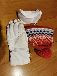 Употребявани ски ръкавици и шапка