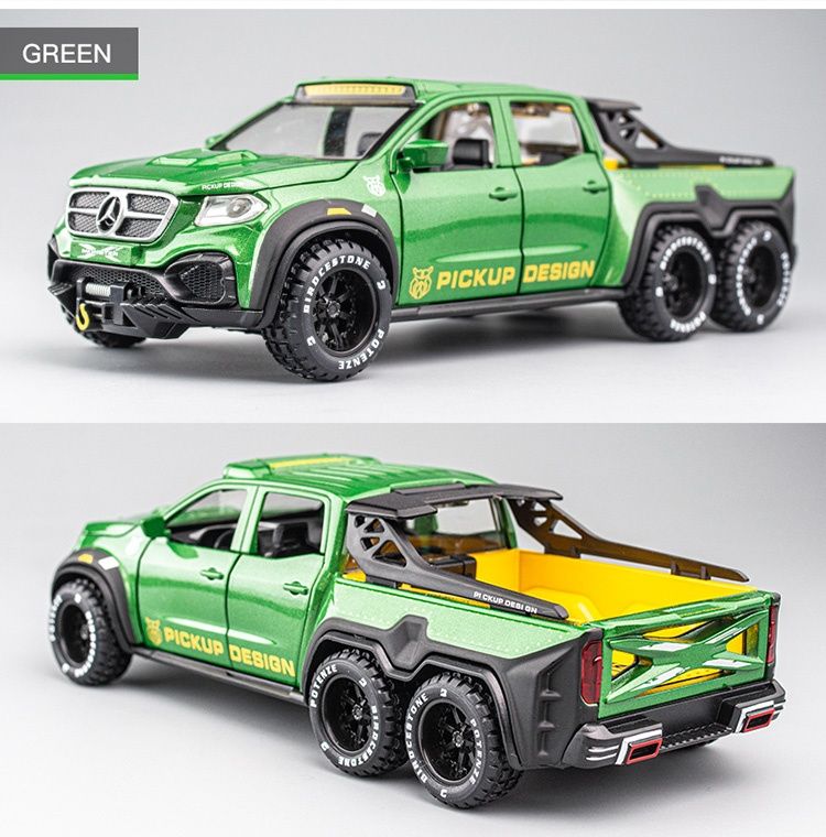 Macheta auto Mercedes-Benz X Class 6x6, scara 1:28