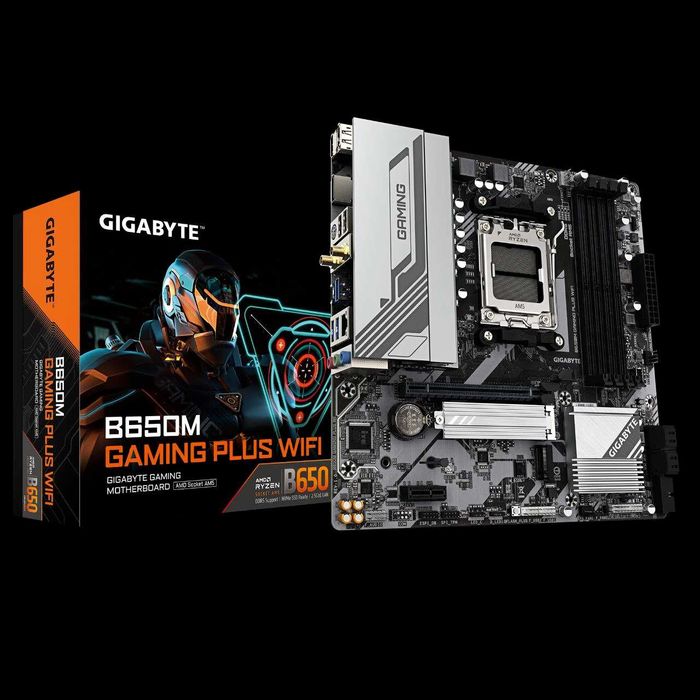 Компактная Материнская плата Gigabyte B650M Gaming Plus WiFi AM5
