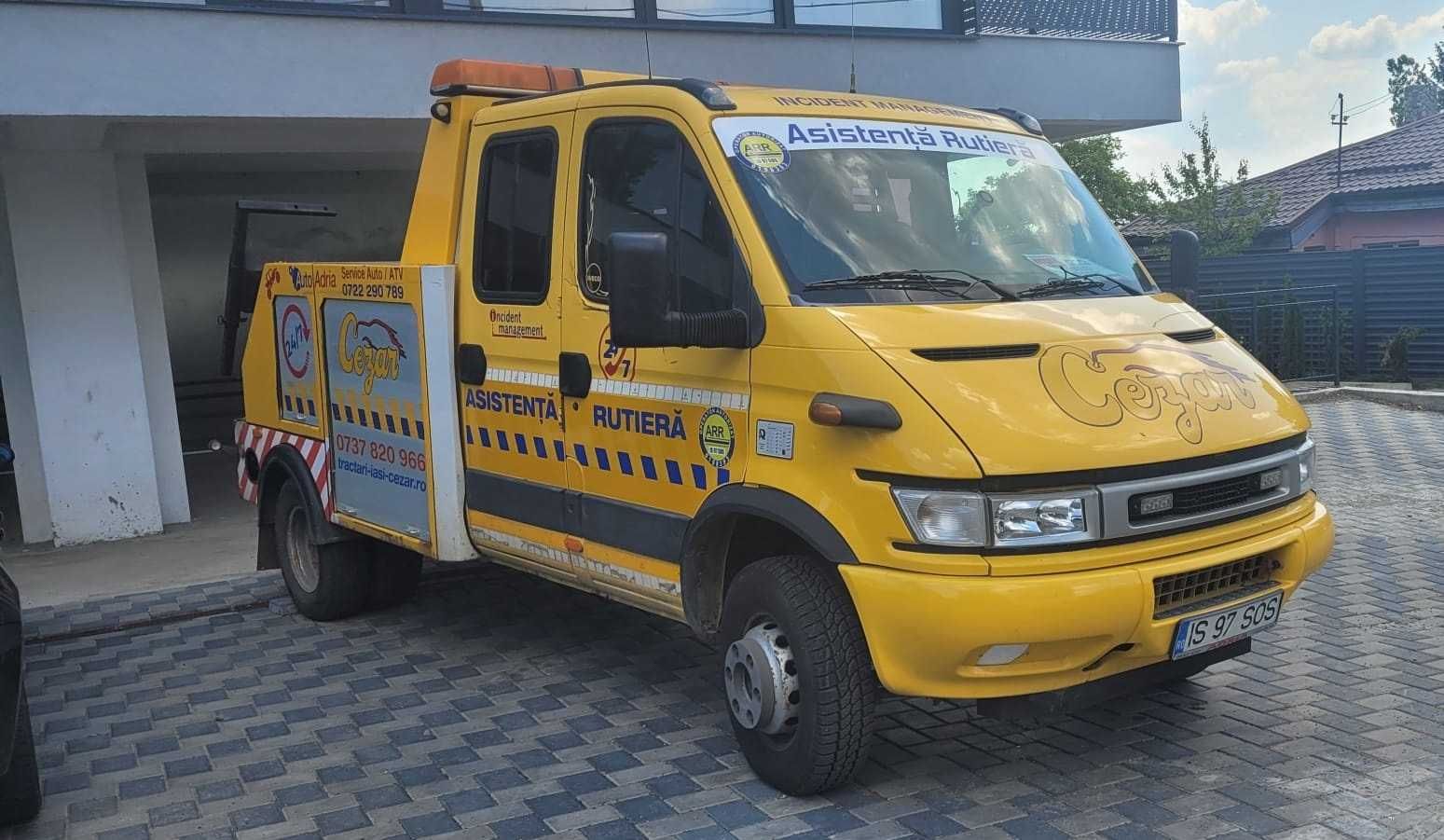 tractari -Recuperator SG 24 , Furculiță Iveco Daily 65c15 / 7 locuri